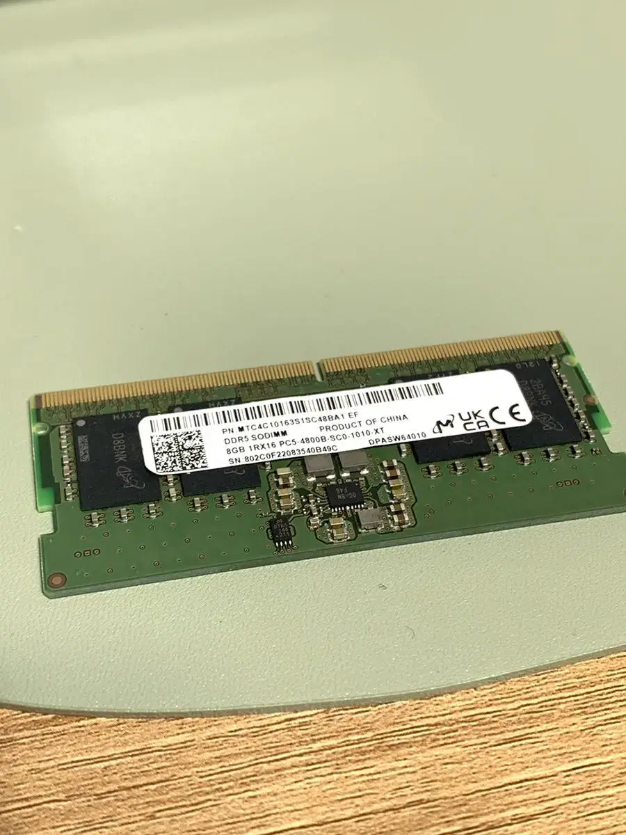 노트북용 ddr5 8gb '마이크론'